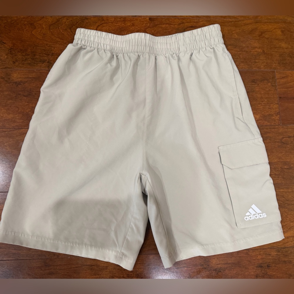 Adidas Women's Beige Athletic Shorts